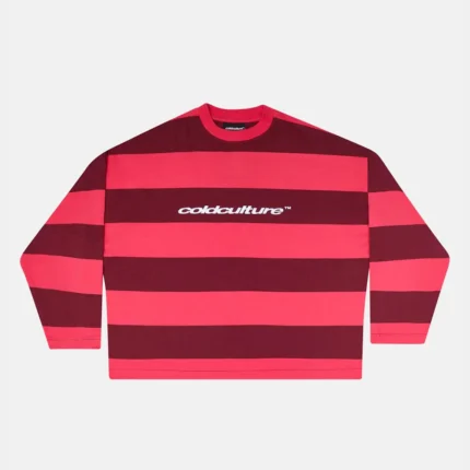 Cold Culture Burnin Stripes Longsleeve Burgundy
