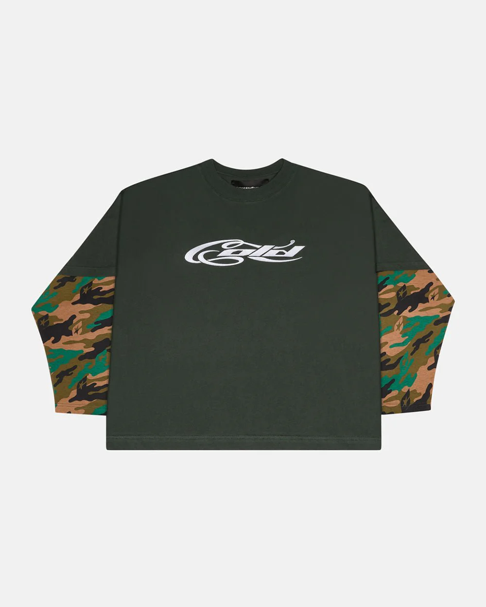 Cold Culture Camo Double Sleeve Tee Deep Forest Cold Culture Camo Double Sleeve Tee Deep Forest