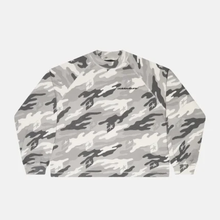 Cold Culture Camo Thermal Longsleeve Tee Grey