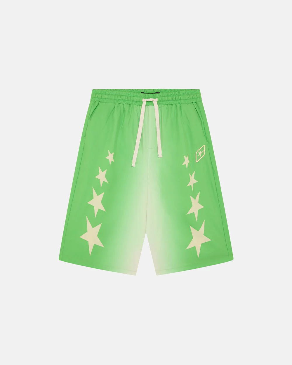 Cold Culture Stars Wide Swim Shorts Green Cold Culture Stars Wide Swim Shorts Green