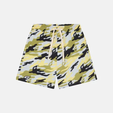 Cold Culture Yellow Camo Swim Short